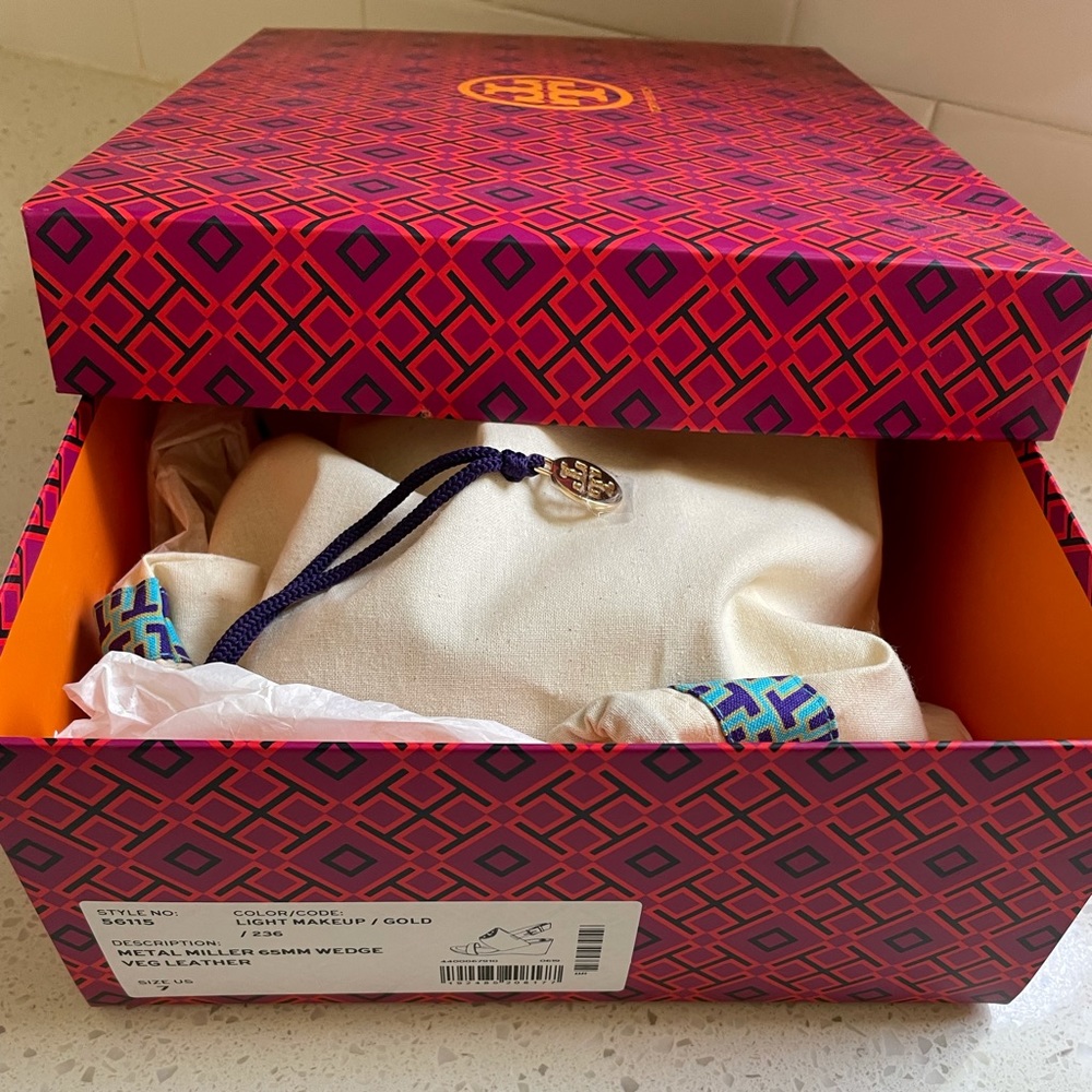 Tory Burch Miller Wedge Sandals - Picture 7 of 7